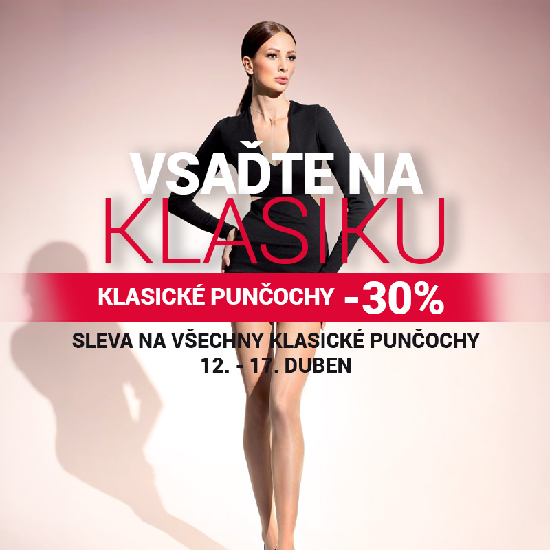 -30% klasické punčochy