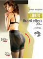 Punčochy s push-up efektem BRAZIL EFFECT 20 DEN Lores