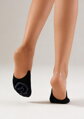 Dámské černé bavlněné ťapky s transparentním silikonovým páskem COTTON OPEN HEEL Marilyn