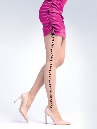 Vzorované punčochy STARLIGHT 20 DEN Knittex