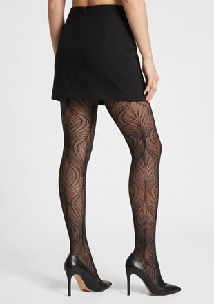 Vzorované punčochové kalhoty s elegantními liniemi ALLURE I002 40 DEN Marilyn