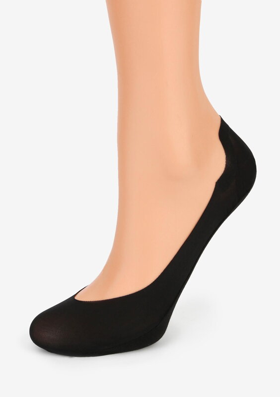 Dámské neviditelné ponožky s bavlněnou spodní částí 2 páry COMFORT LOW Marilyn