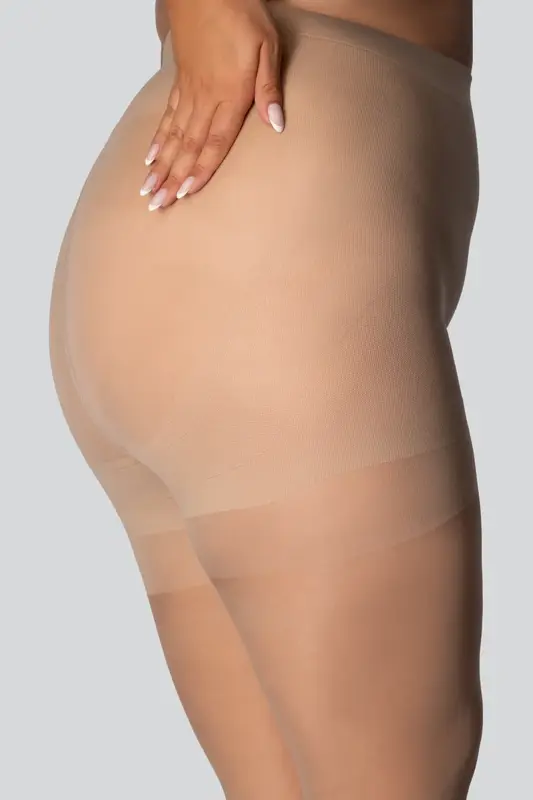 Zeštíhlující punčochy XXL QUEEN SIZE SHAPING 30 DEN Mona